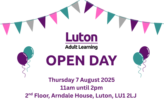 Bunting and event information