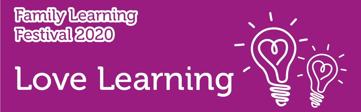 Family Learning Festival Love Learning Banner